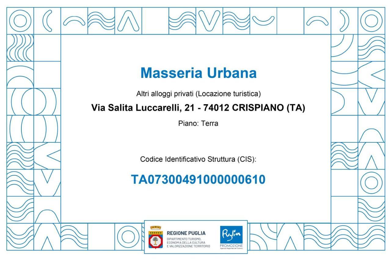 Masseria Urbana Crispiano Ngoại thất bức ảnh